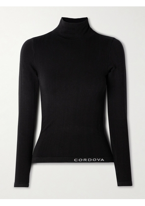 Cordova - Sol Ribbed Stretch-jersey Turtleneck Top - Black - XS/S,M/L