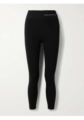 Cordova - Sol Ribbed-knit Leggings - Black - XS/S,M/L