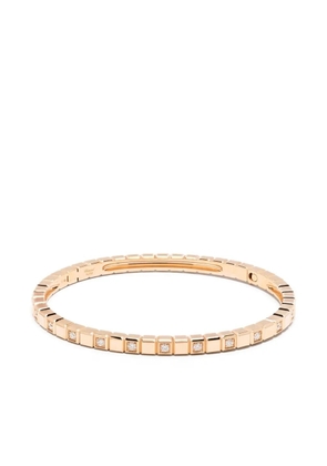 Chopard large 18kt rose gold Ice Cube diamond bangle - Pink