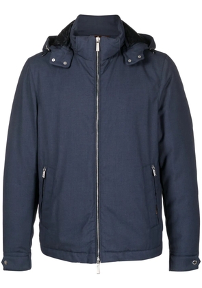 Moorer Albini-PUM padded hooded jacket - Blue