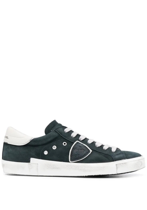 Philippe Model Paris PRSX suede low-top sneakers - Blue