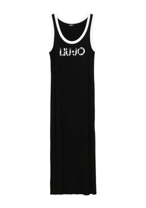 LIU JO logo maxi dress - Black