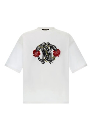 Roberto Cavalli RC Monogram-print T-shirt - White