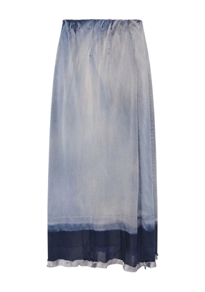 Maison Margiela printed skirt - Blue
