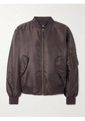 Anine Bing - Leon Shell Bomber Jacket - Brown - x small,small,medium,large
