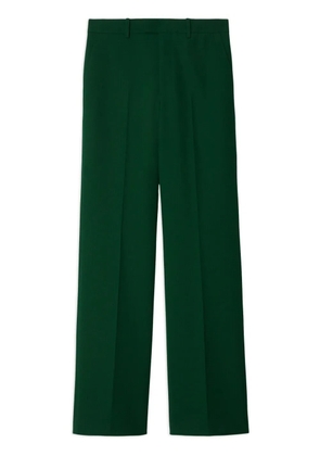 Burberry tailored-cut wool trousers - Green