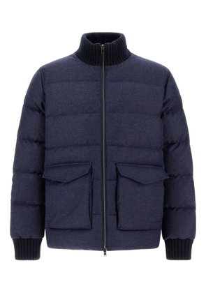 Herno quilted wool jacket - Blue