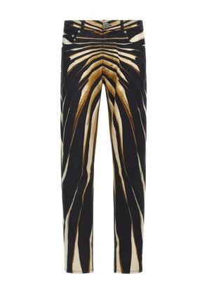 Roberto Cavalli striped trousers - Gold