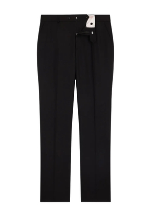 FURSAC concealed-fastening straight trousers - Black