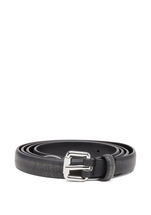 Diesel metallic-buckle leather belt - Black