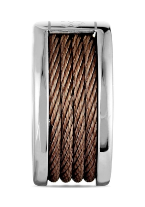 Charriol Forever cable ring - Brown