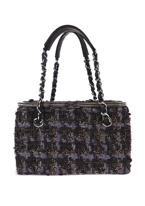 CHANEL Pre-Owned 2006 Tweed Vanity tote bag - Purple