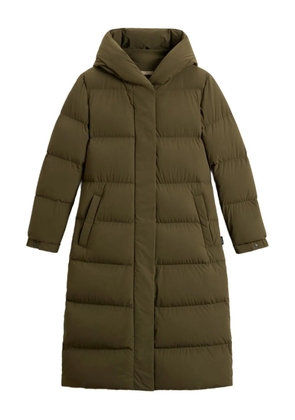 Woolrich hooded quilted zip-fastening coat - Green