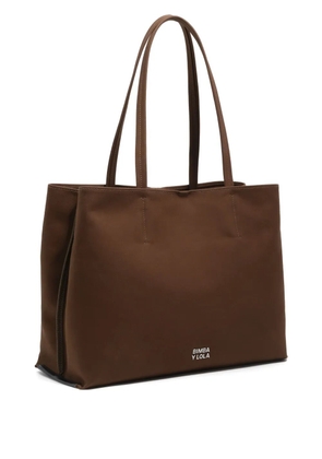 Bimba y Lola logo-lettering tote bag - Green
