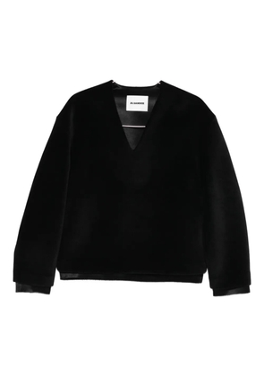 Jil Sander v-neck sweater - Black