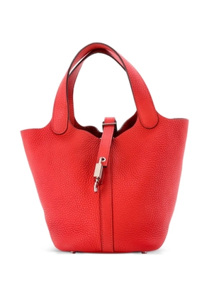 Hermès Pre-Owned Picotin Lock Bag Clemence PM bucket bag - Red