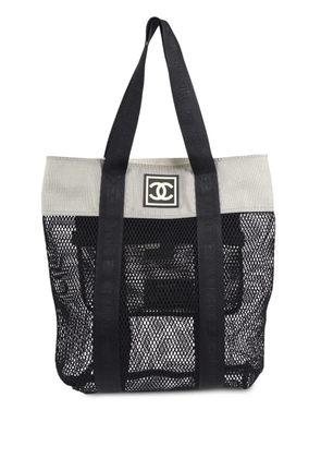 CHANEL Pre-Owned 2003 Sport Line mesh tote bag - Black