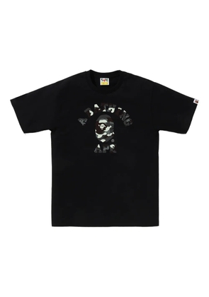 A BATHING APE® camo-logo T-shirt - Black