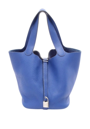 Hermès Pre-Owned 2011 Taurillon Clemence Picotin Lock MM handbag - Blue