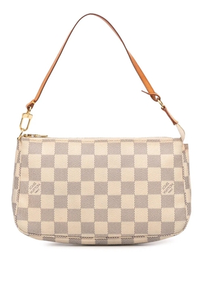 Louis Vuitton Pre-Owned 2010 Damier Azur Pochette Accessoires shoulder bag - White