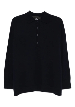 Mr. Mittens Gigi knitted polo top - Blue