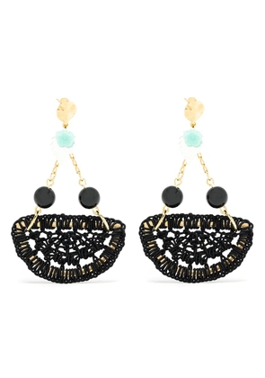 Amir Slama Bijoux crochet earrings - Black