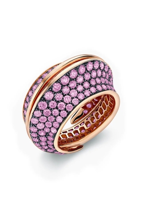 LILY GABRIELLA 18kt rose gold Spira sapphire ring - Pink