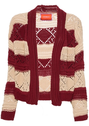 La DoubleJ Summer knitted cardigan - Red