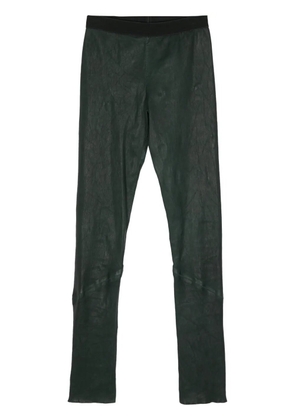Isaac Sellam Experience leather skinny trousers - Green