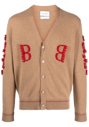 Barrie 3D-knit cashmere cardigan - Brown