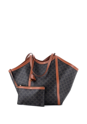 Celine Pre-Owned Cabas Triomphe Coated Canvas Large shoulder bag - Brown