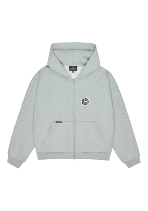 BROKEN PLANET zip-up hoodie - Grey