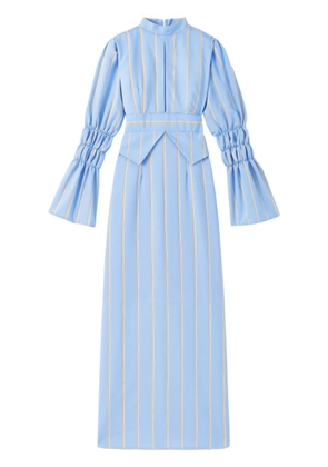 DESTREE Keith striped maxi dress - Blue
