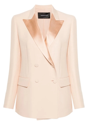 Fabiana Filippi double-breasted wool-blend blazer - Pink