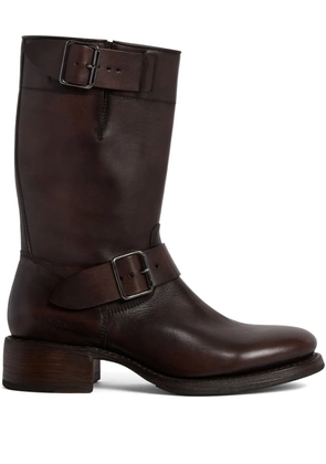 DSQUARED2 Harley leather boots - Brown