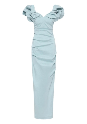 Rachel Gilbert Frey maxi dress - Blue