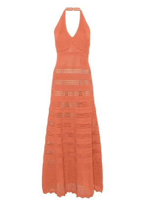 TWINSET knitted maxi dress - Orange