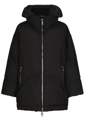 Dolce & Gabbana oversized puffer jacket - Black