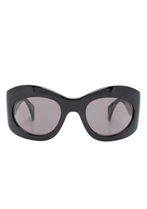 Gucci Eyewear tinted-lenses oval-frame sunglasses - Black