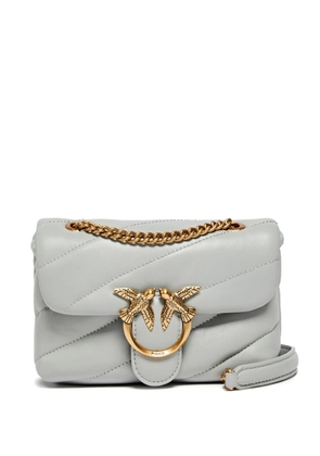 PINKO baby Love quilted chain cross body bag - Grey
