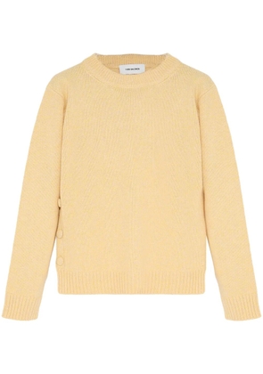 Yves Salomon knitted jumper - Yellow