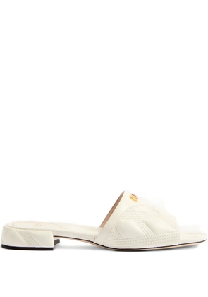 Valentino Garavani 20mm Quiltie 67 sandals - White