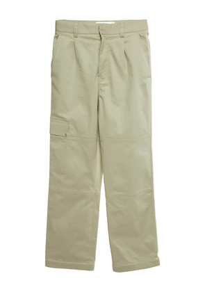 Loewe Pre-Owned cargo-pocket straight trousers - Neutrals