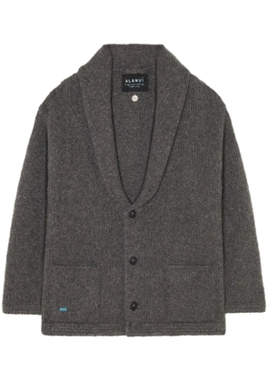 Alanui Finest ribbed cardigan - Grey