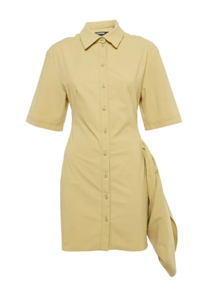 Jacquemus Pre-Owned mini shirt dress - Green