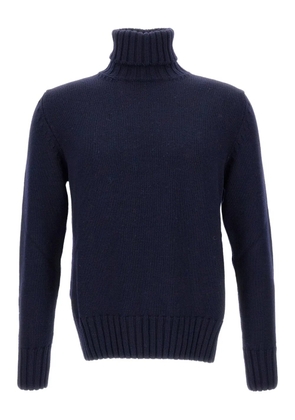 Customer Lovers turtleneck ribbed-trim sweater - Blue