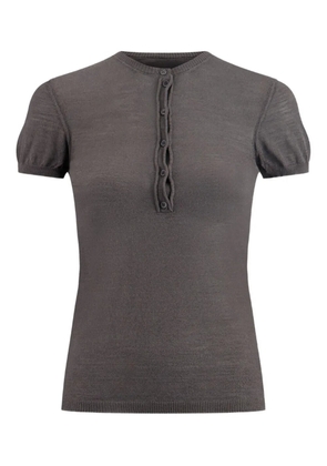 Paloma Wool Don buttoned T-shirt - Grey