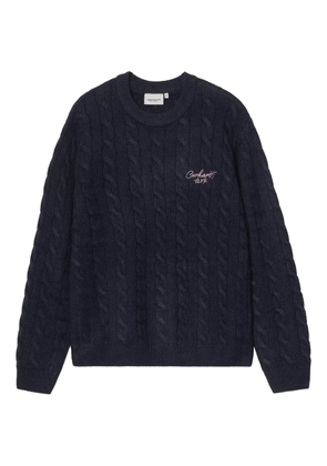 Carhartt WIP cable-knit sweater - Blue