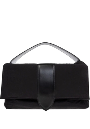 Jacquemus leather-trimmed padded tote bag - Black