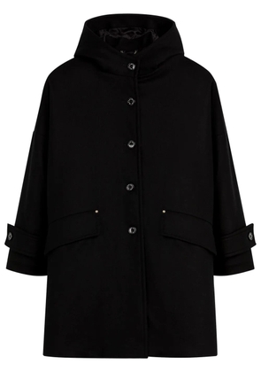 Mackintosh Humbie Hood overcoat - Black